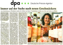 Deutsche Presseagentur - immer auf der Suche nach neuen Geschm&auml;ckern