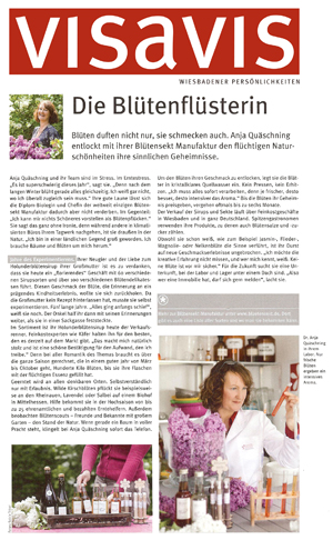 Die Blütenflüsterin